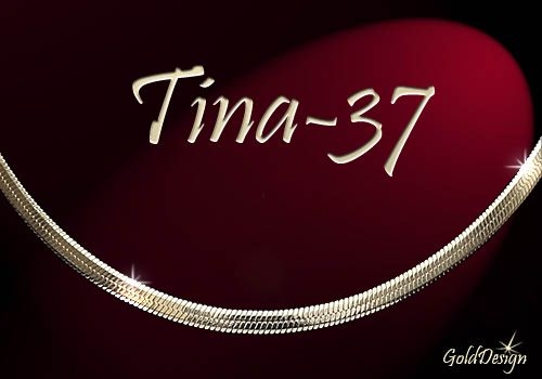 Tina 37 - náramek zlacený